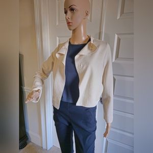 Crea Concept 100% Merino Wool Cardogan Jacket Size S